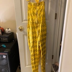 Harley Quinn Gold Overalls
